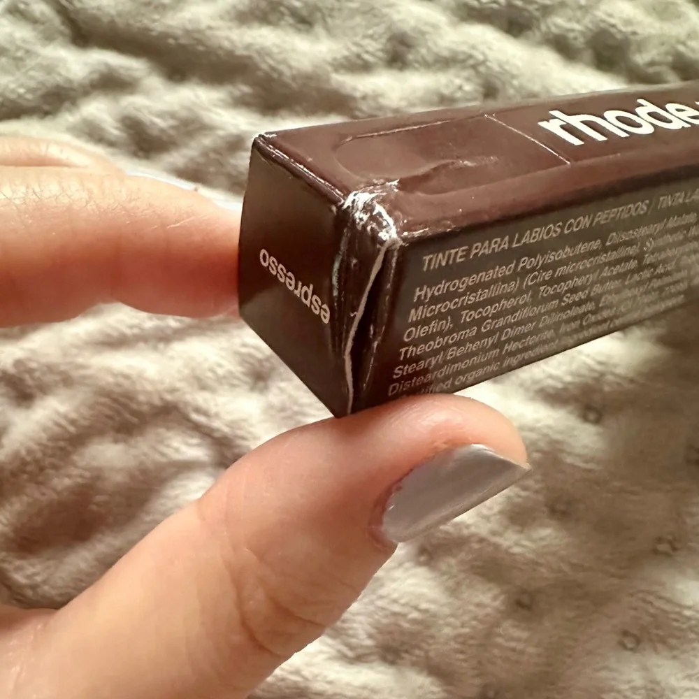 NIB Rhode Tinted Lip Peptide in Espresso